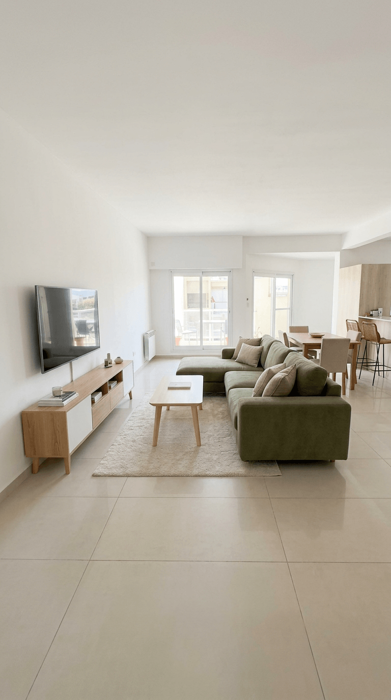 Interior design in Scandinavian style — Living Room by GenRoom AI