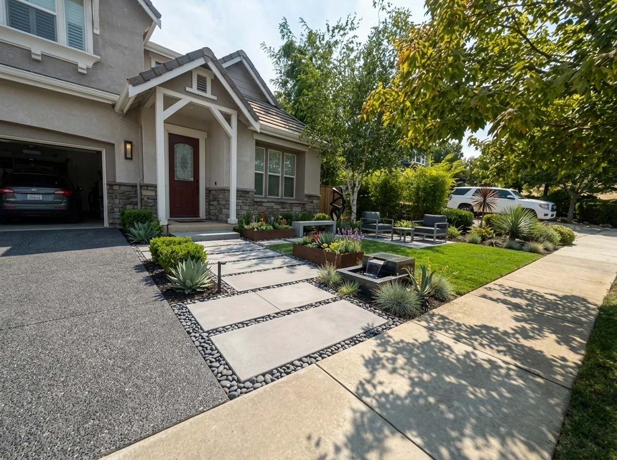 Contemporary Yard Yard design — yard photo by GenRoom AI