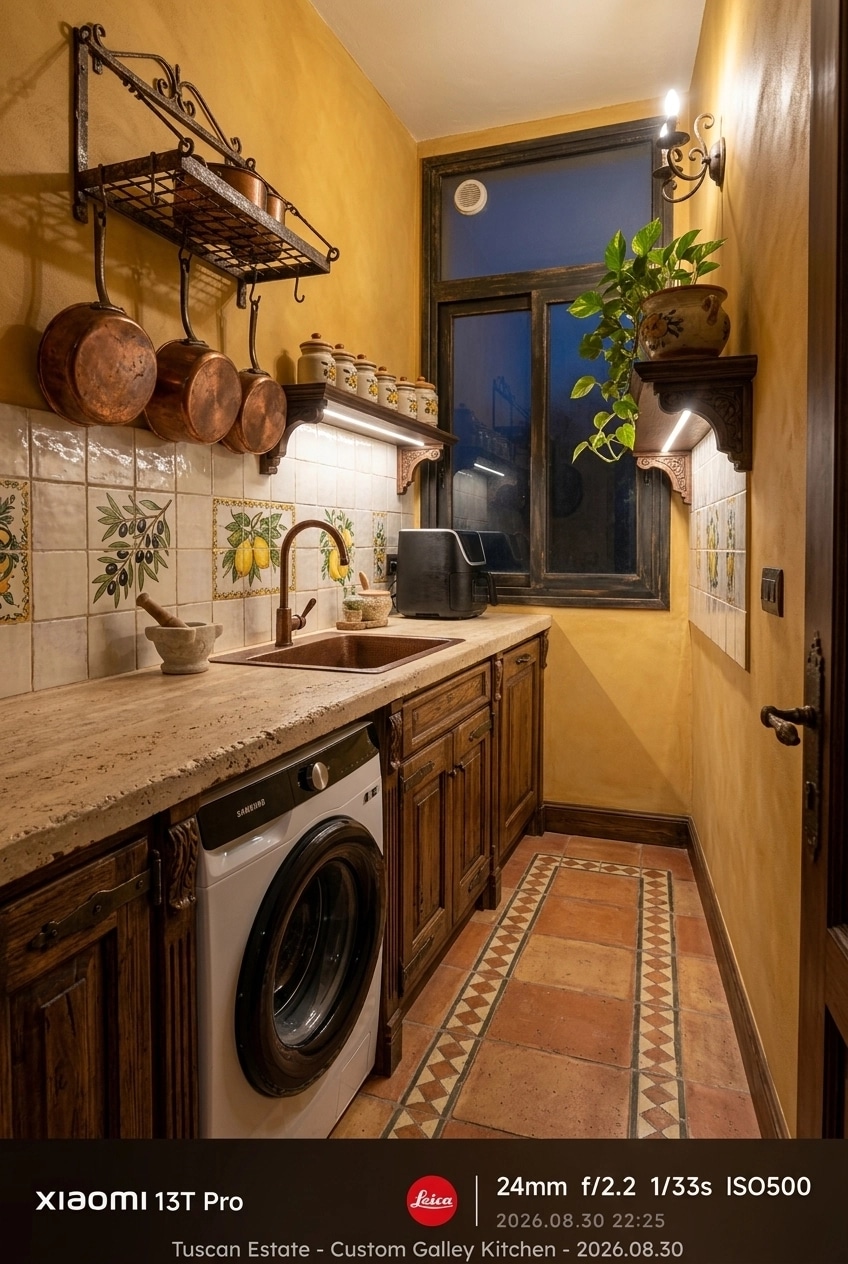 Tuscan Kitchen design — interior photo by GenRoom AI