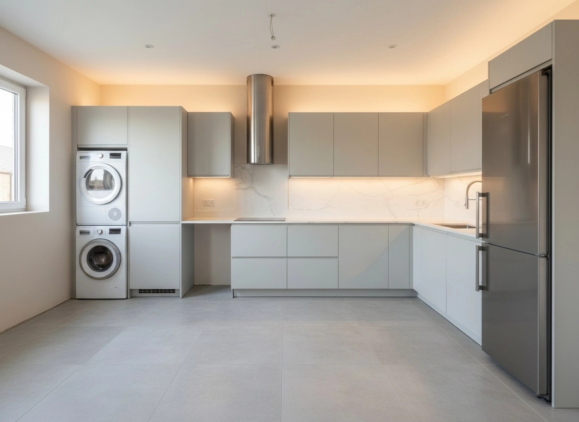 Kitchen interior in Contemporary style — photo by GenRoom AI