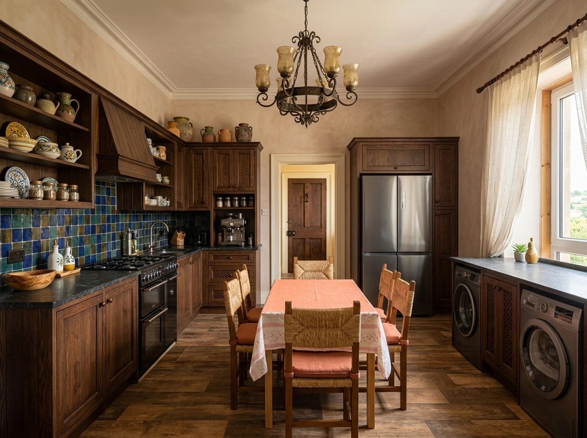 Interior design in Mediterranean style — Kitchen by GenRoom AI