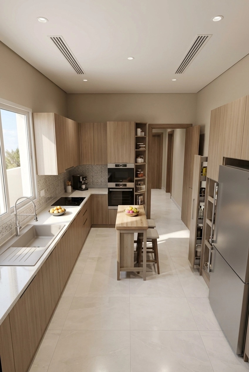 Kitchen interior in no_style style — photo by GenRoom AI