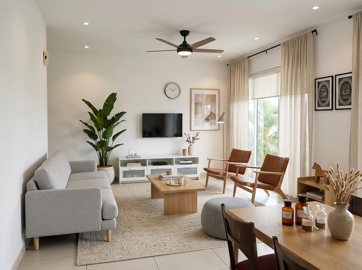 Scandinavian Living Room design — interior photo by GenRoom AI