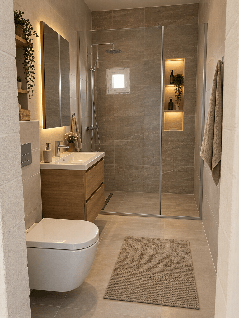 Bathroom interior in no_style style — photo by GenRoom AI