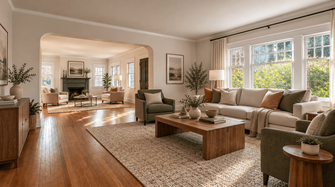 Interior design in Contemporary style — Living Room by GenRoom AI