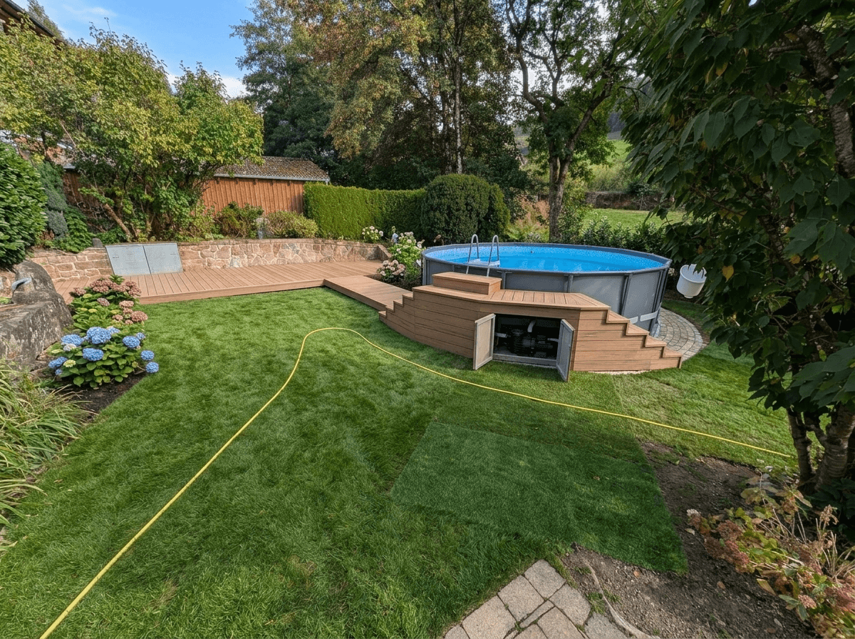 Yard design in no_style style — photo by GenRoom AI