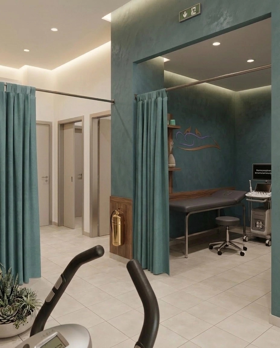 Interior design in Minimalism style — clinic by GenRoom AI