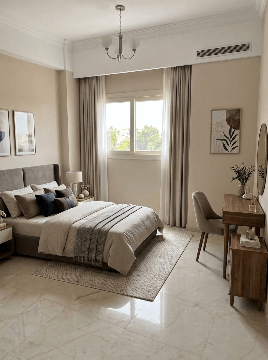 Contemporary Bedroom design — interior photo by GenRoom AI