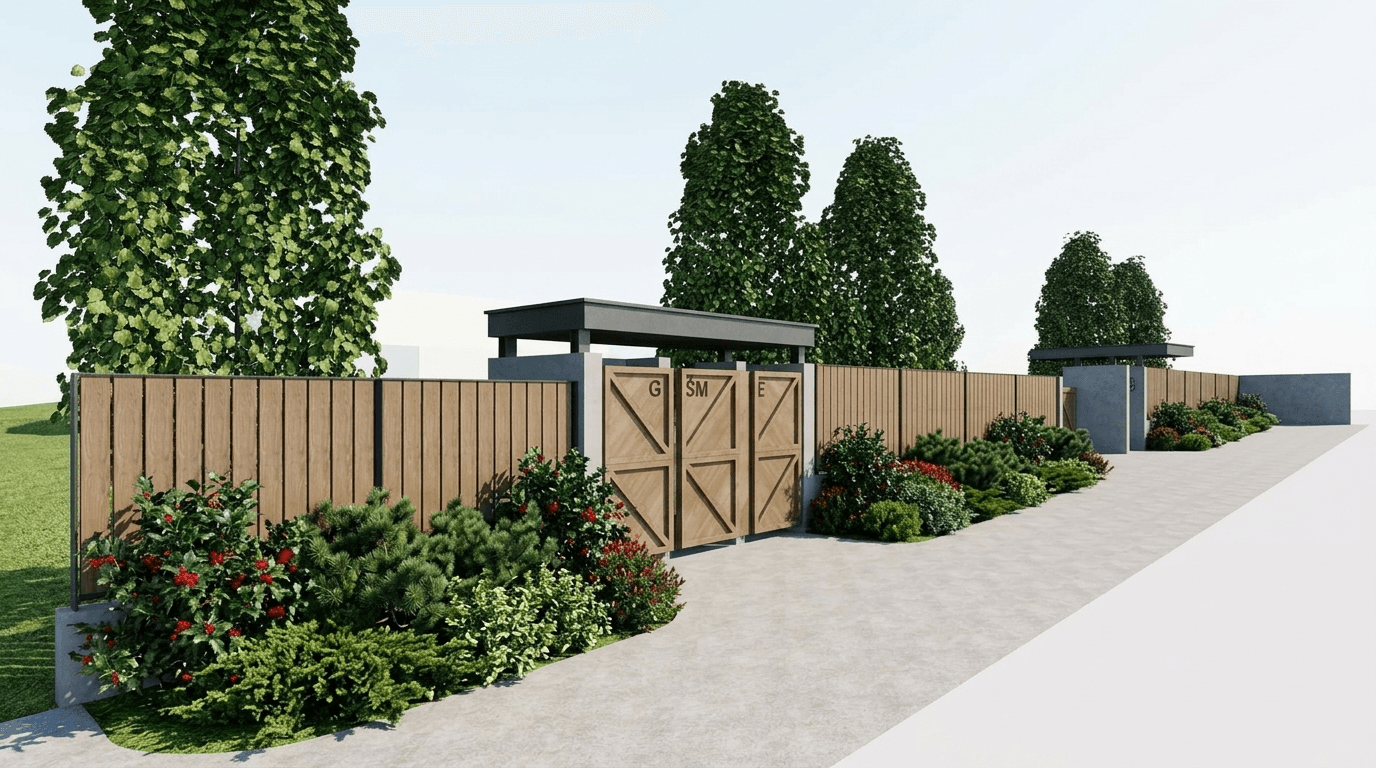 Yard design in no_style style — photo by GenRoom AI
