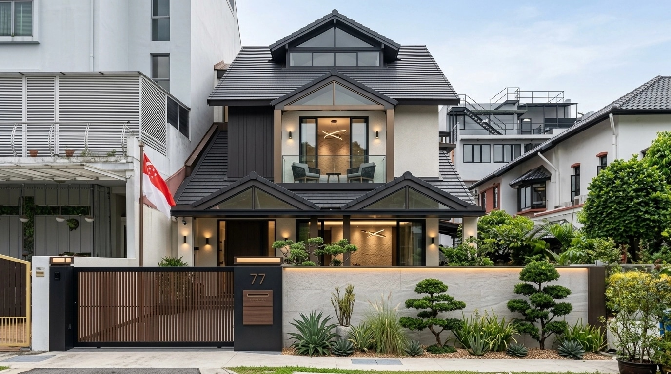 Contemporary Facade Facade design — facade photo by GenRoom AI