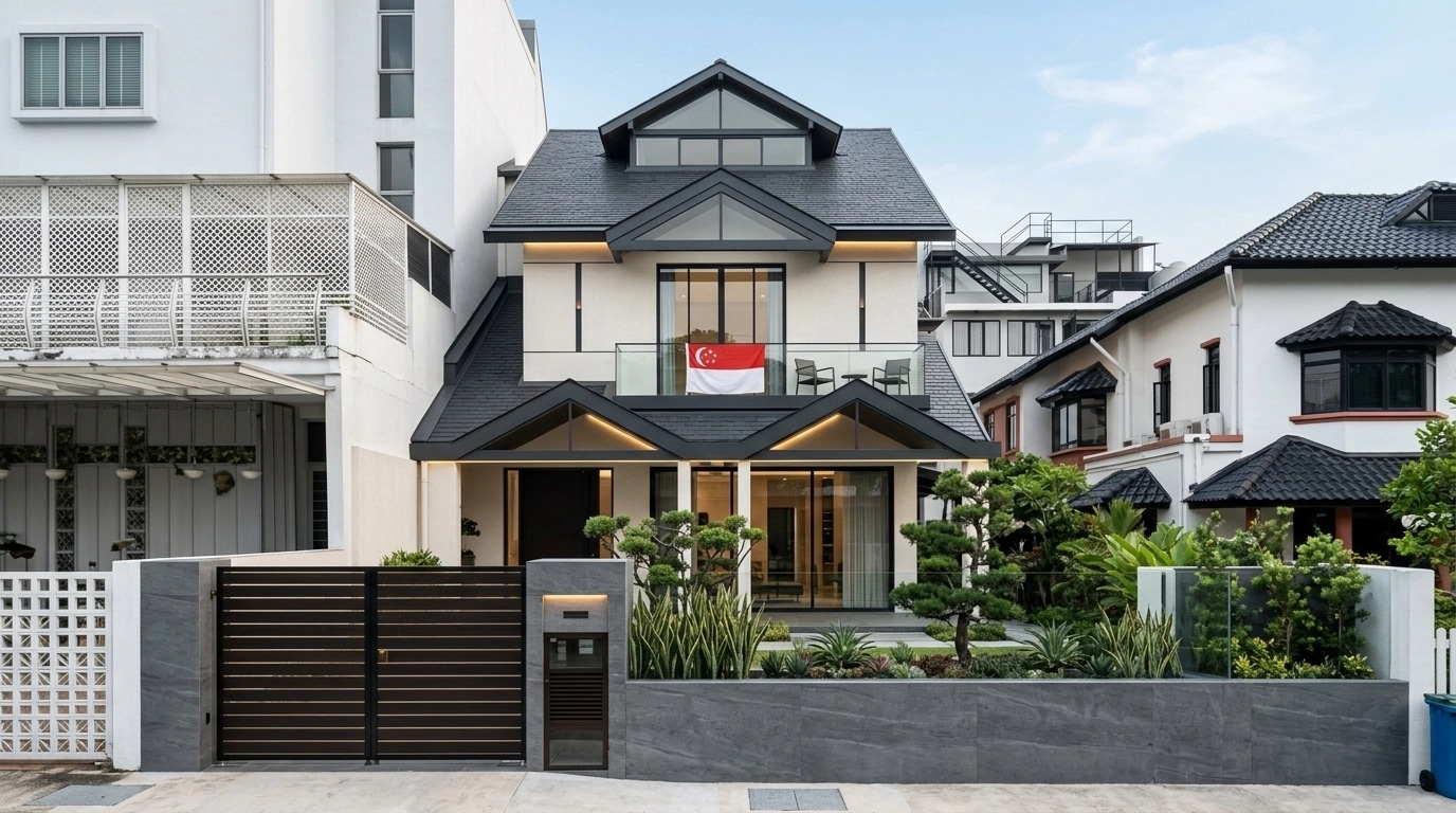 Minimalist Facade Facade design — facade photo by GenRoom AI