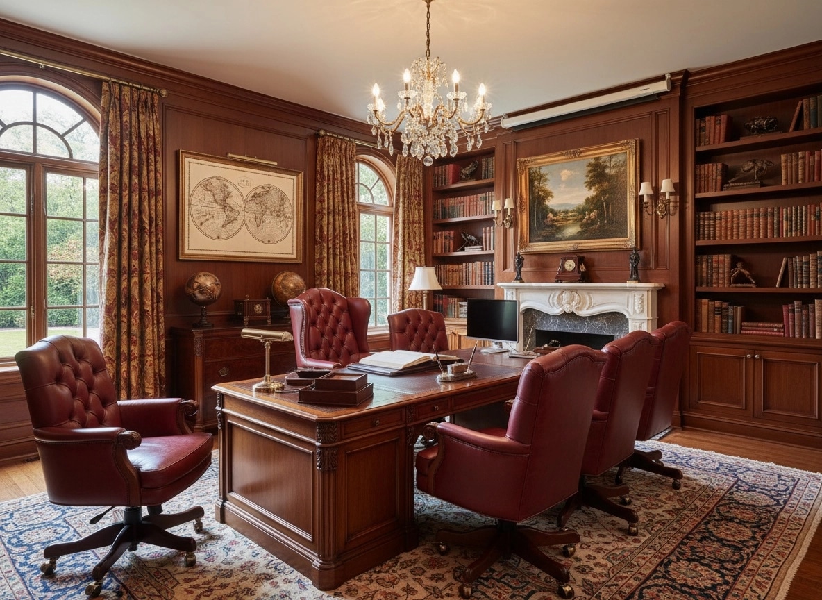Classic Office design — interior photo by GenRoom AI
