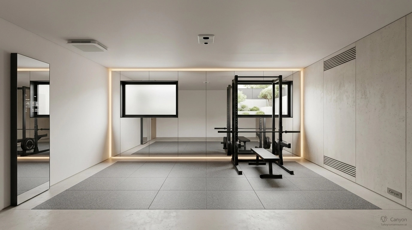 Design d'intérieur en style Minimalism — gym par GenRoom AI