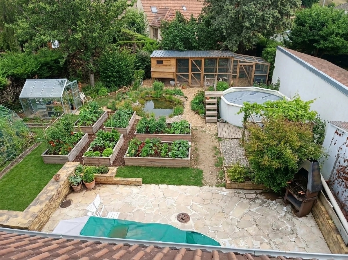 Yard design in no_style style — photo by GenRoom AI