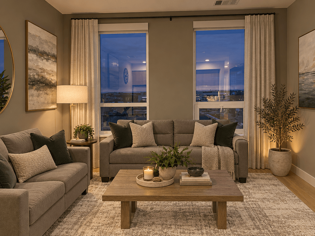 Interior design in Contemporary style — Living Room by GenRoom AI