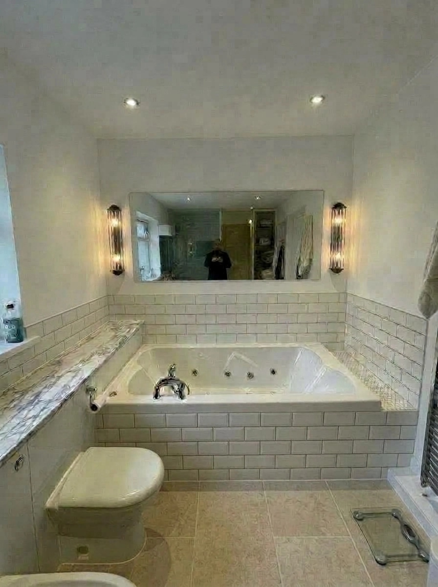 Bathroom interior in no_style style — photo by GenRoom AI