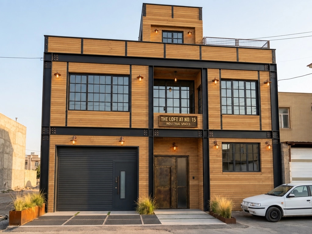 Facade design in Loft Facade style — Facade by GenRoom AI
