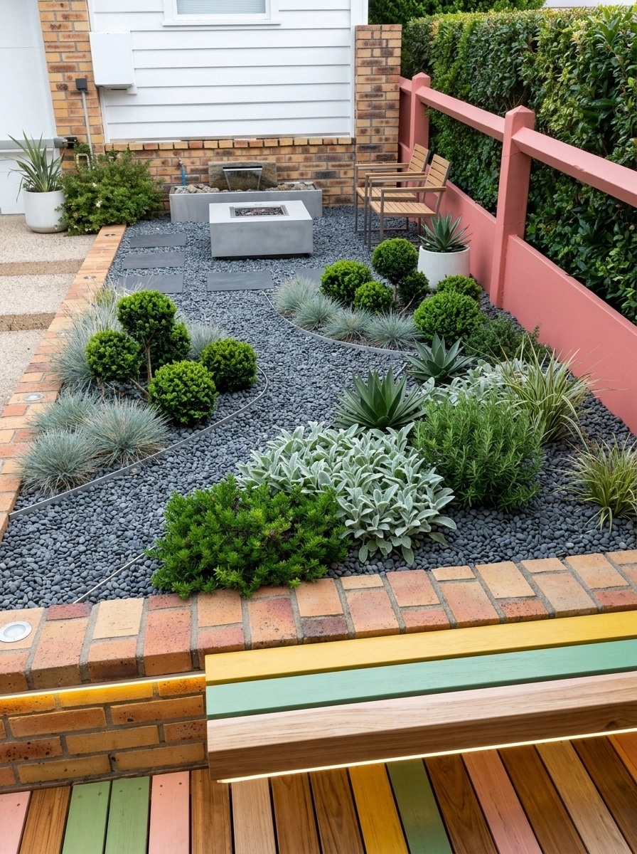 Landscape design in Minimalist Yard style — Yard by GenRoom AI