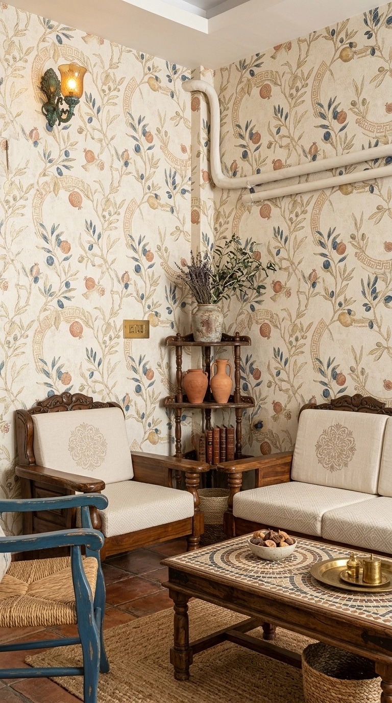 Interior design in Mediterranean style — Living Room by GenRoom AI