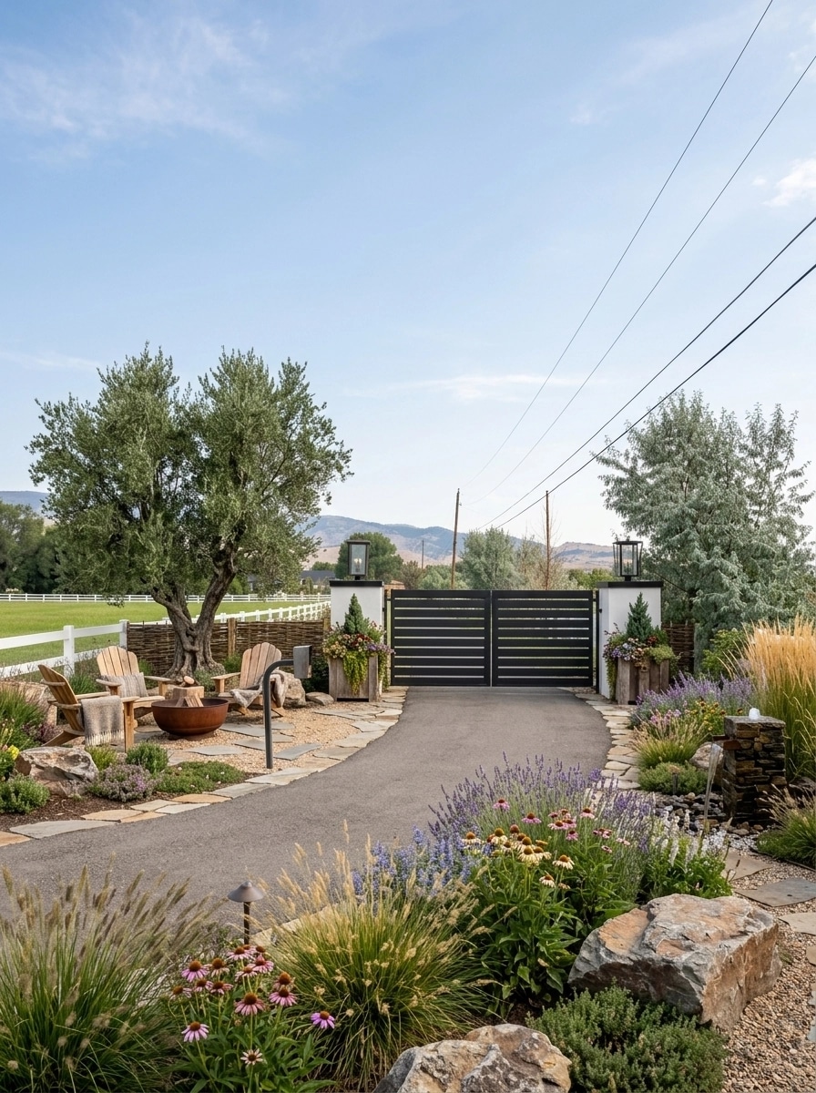 Country Rustic Garden Yard design — yard photo by GenRoom AI