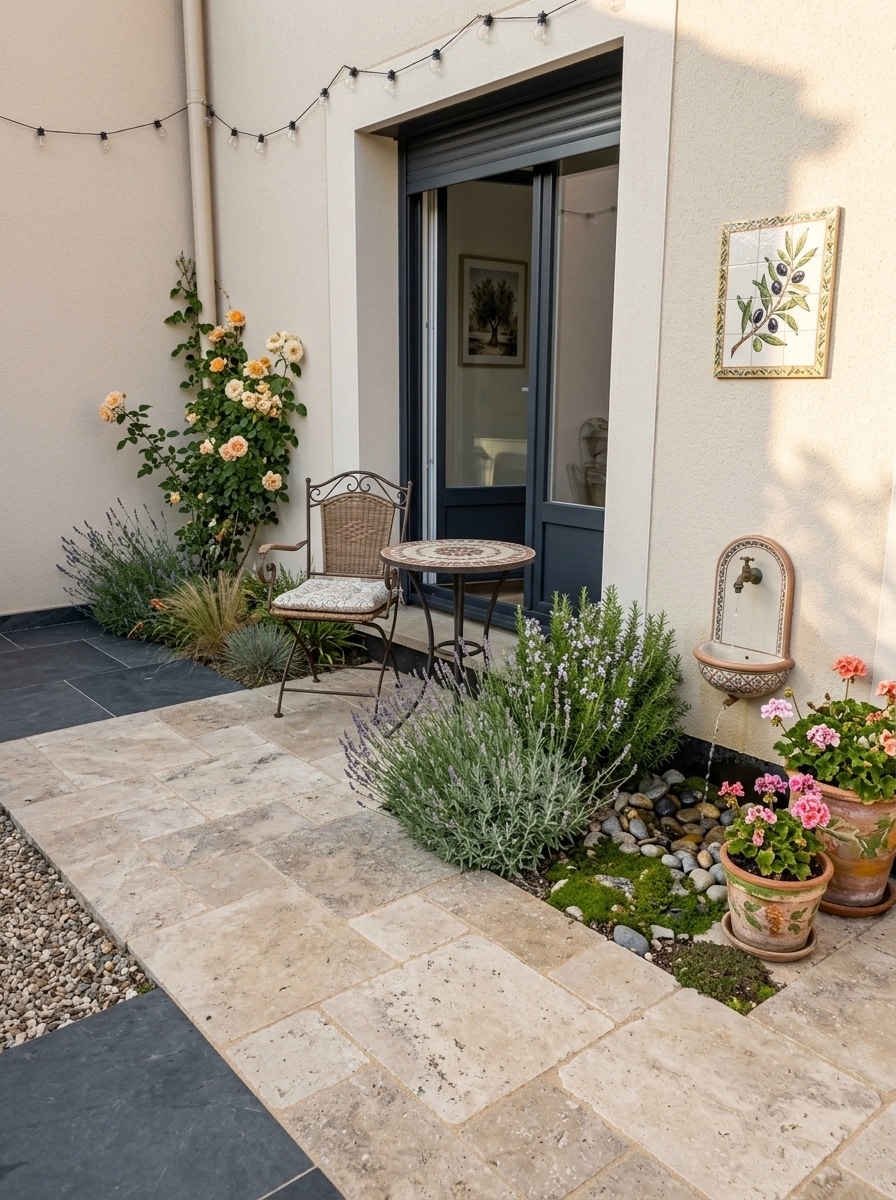 Landscape design in Mediterranean Yard style — Yard by GenRoom AI