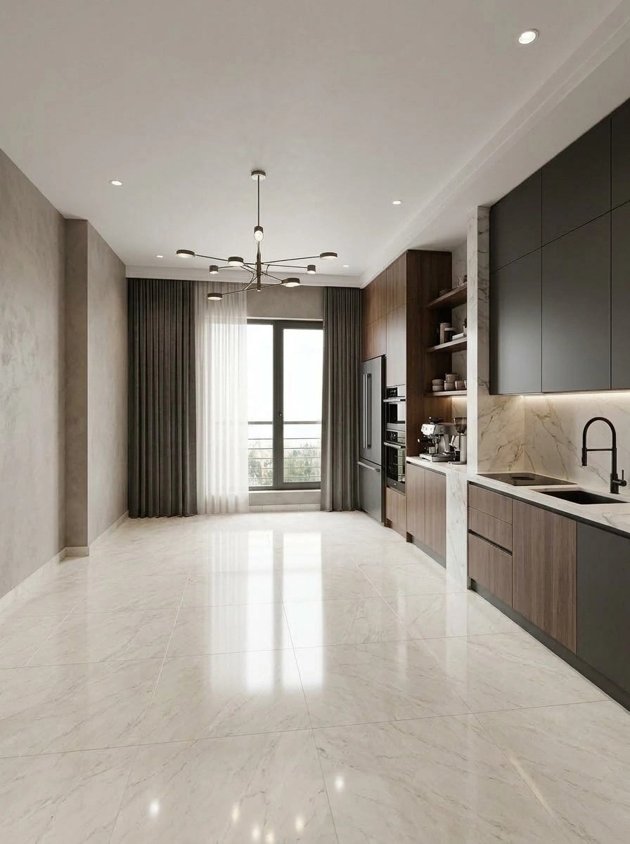 Interior design in Contemporary style — Living Room by GenRoom AI