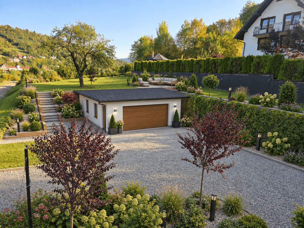 Yard design in no_style style — photo by GenRoom AI