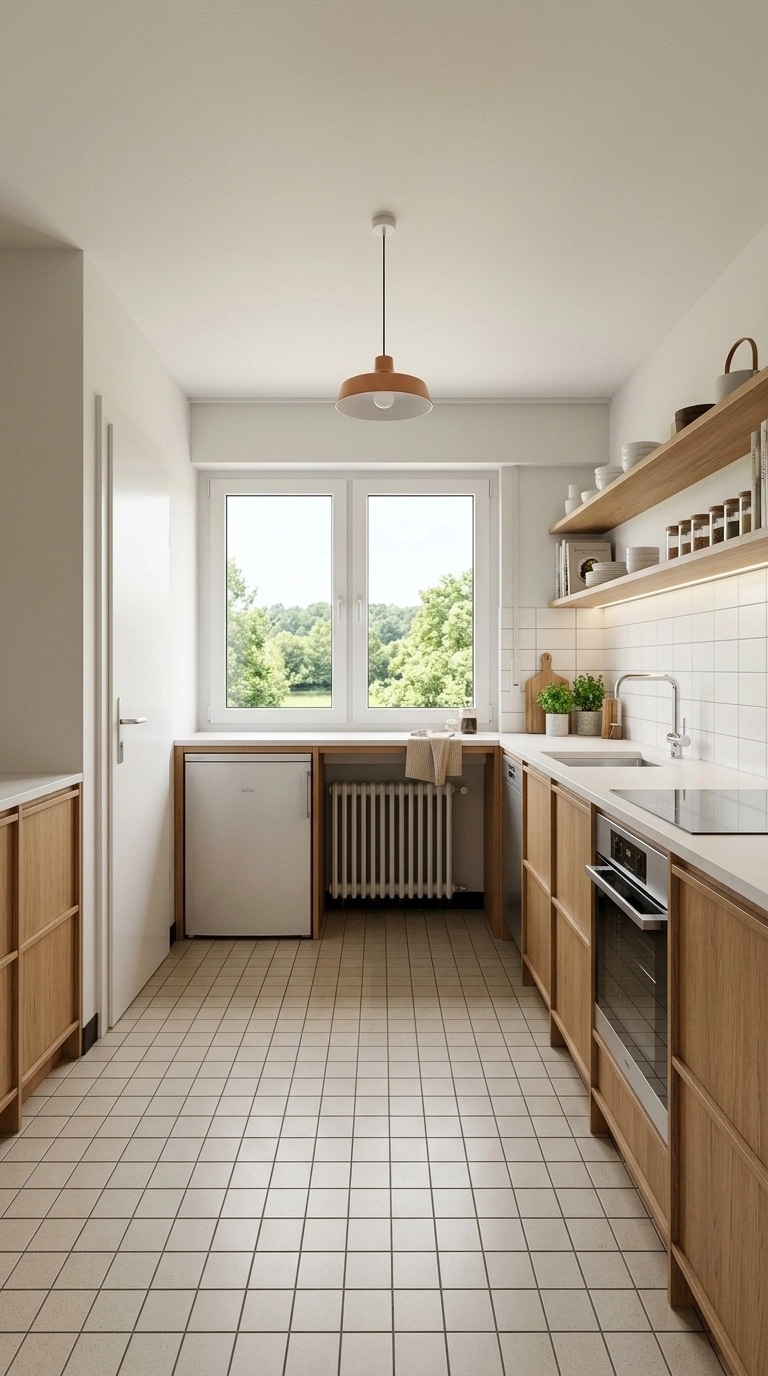 Kitchen interior in Scandinavian style — photo by GenRoom AI