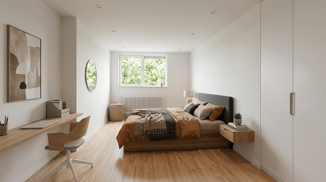 Interior design in Contemporary style — Bedroom by GenRoom AI