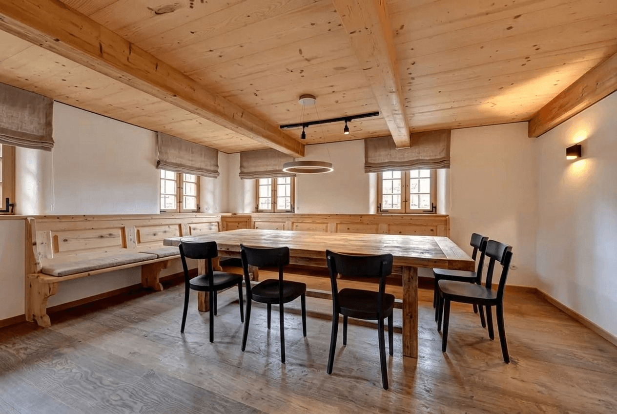 التصميم الداخلي بنمط Loft / Industrial — dining_room من GenRoom AI