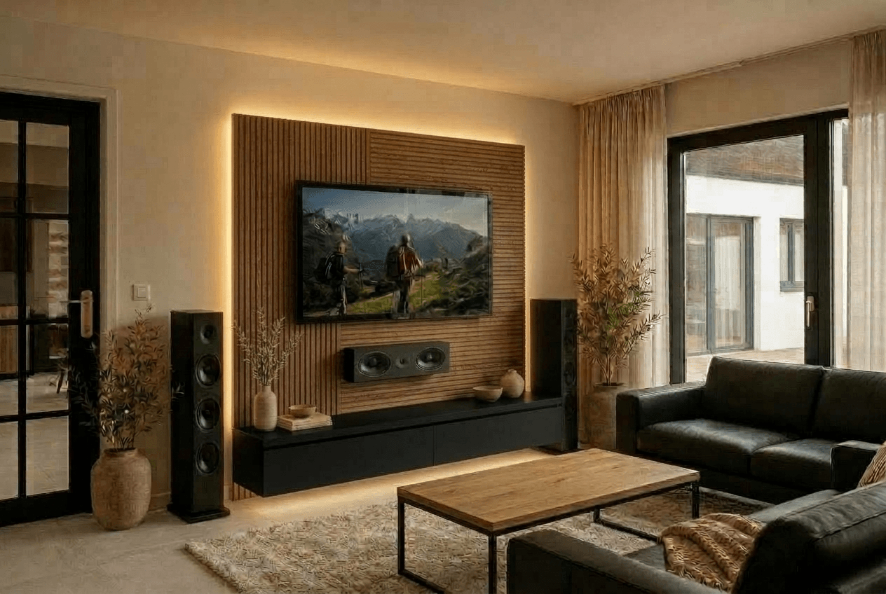 Interior design in Japandi style — Living Room by GenRoom AI
