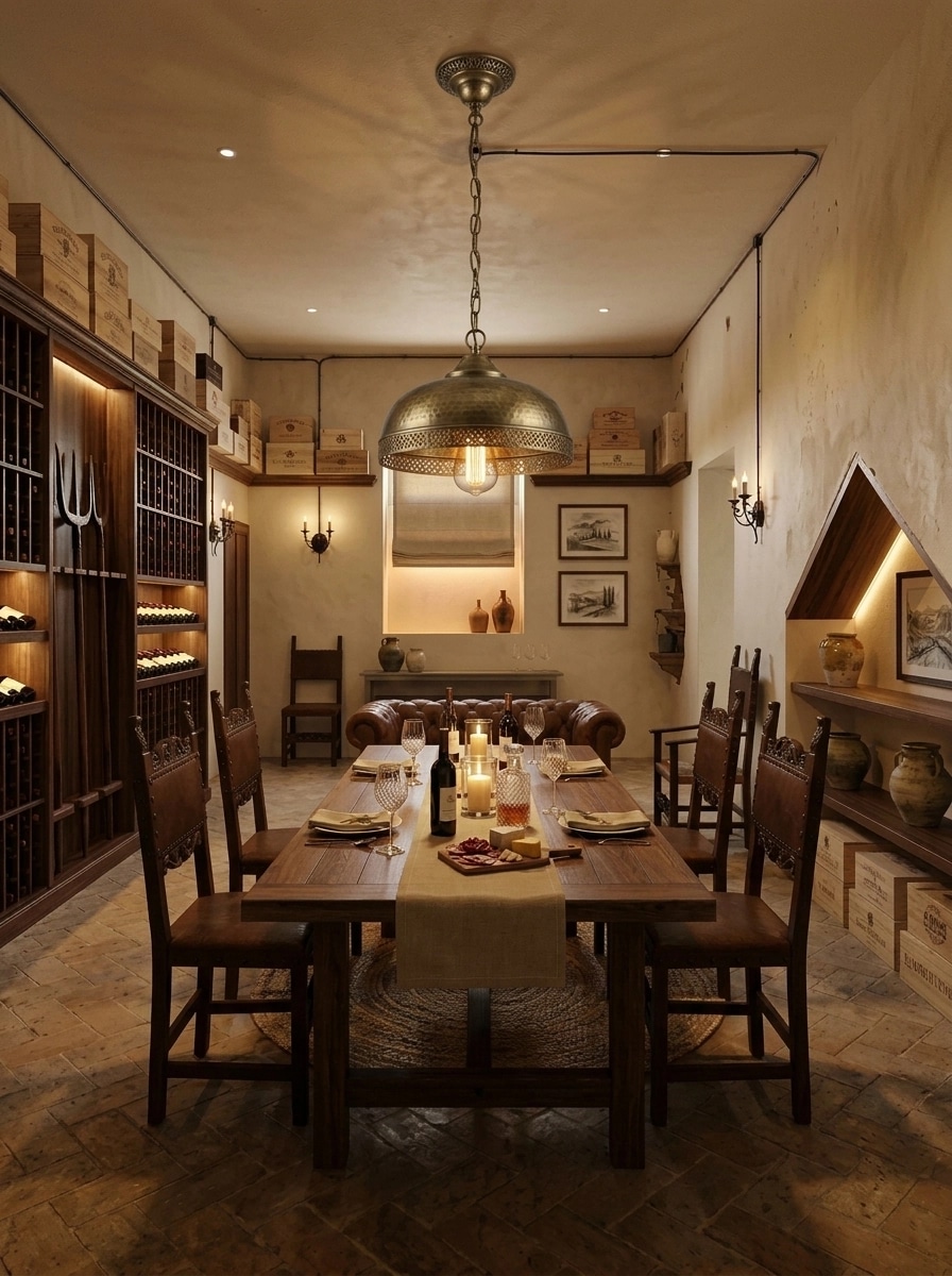 Interior design in Tuscan style — Living Room by GenRoom AI