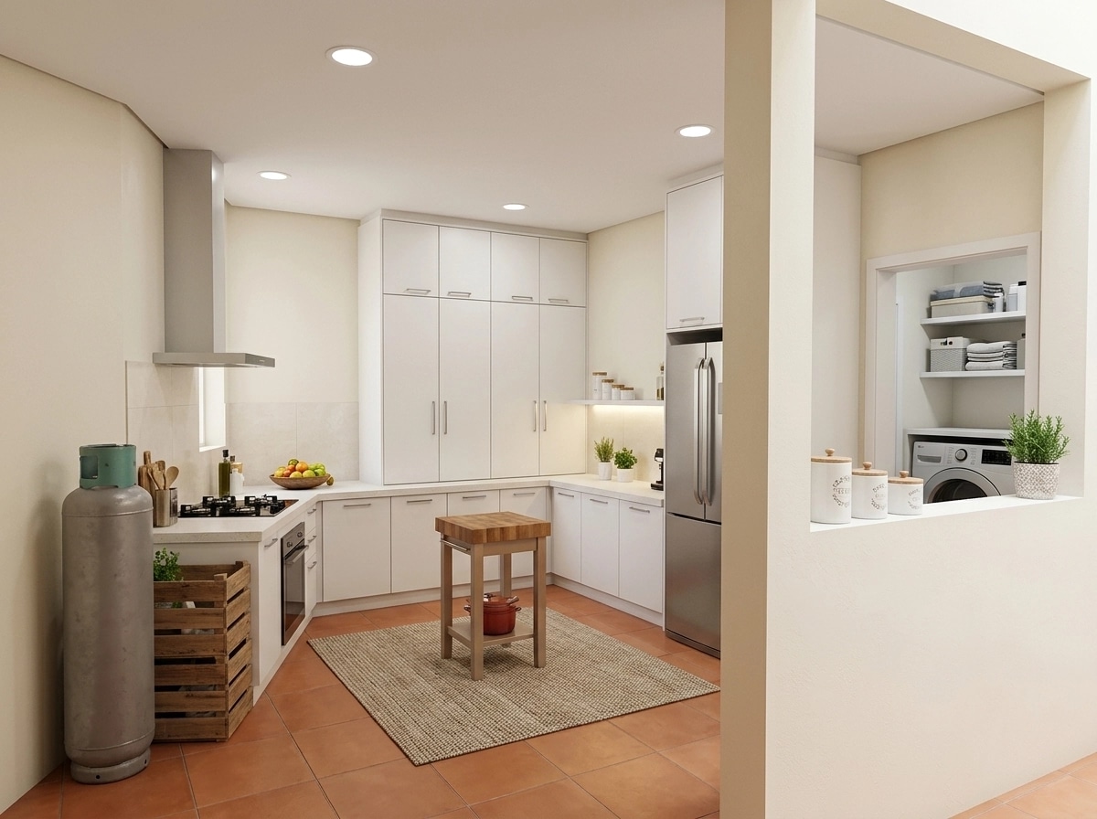 Kitchen interior in no_style style — photo by GenRoom AI
