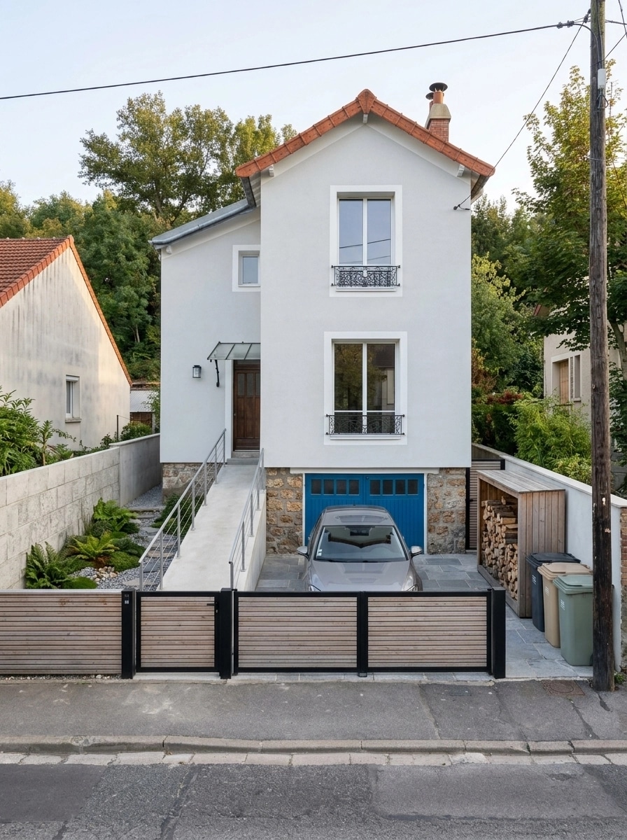 Scandinavian Facade Facade design — facade photo by GenRoom AI