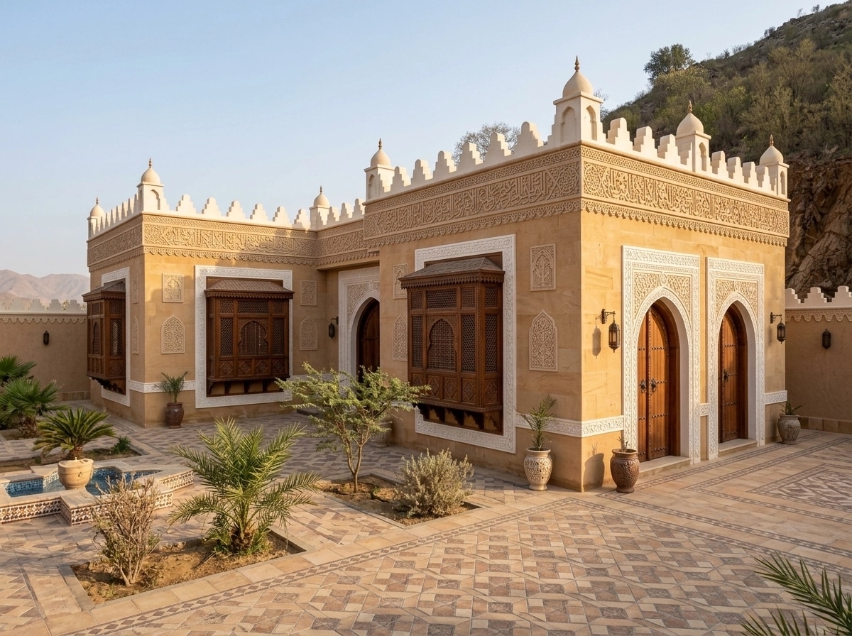 Arabian Facade Facade design — facade photo by GenRoom AI