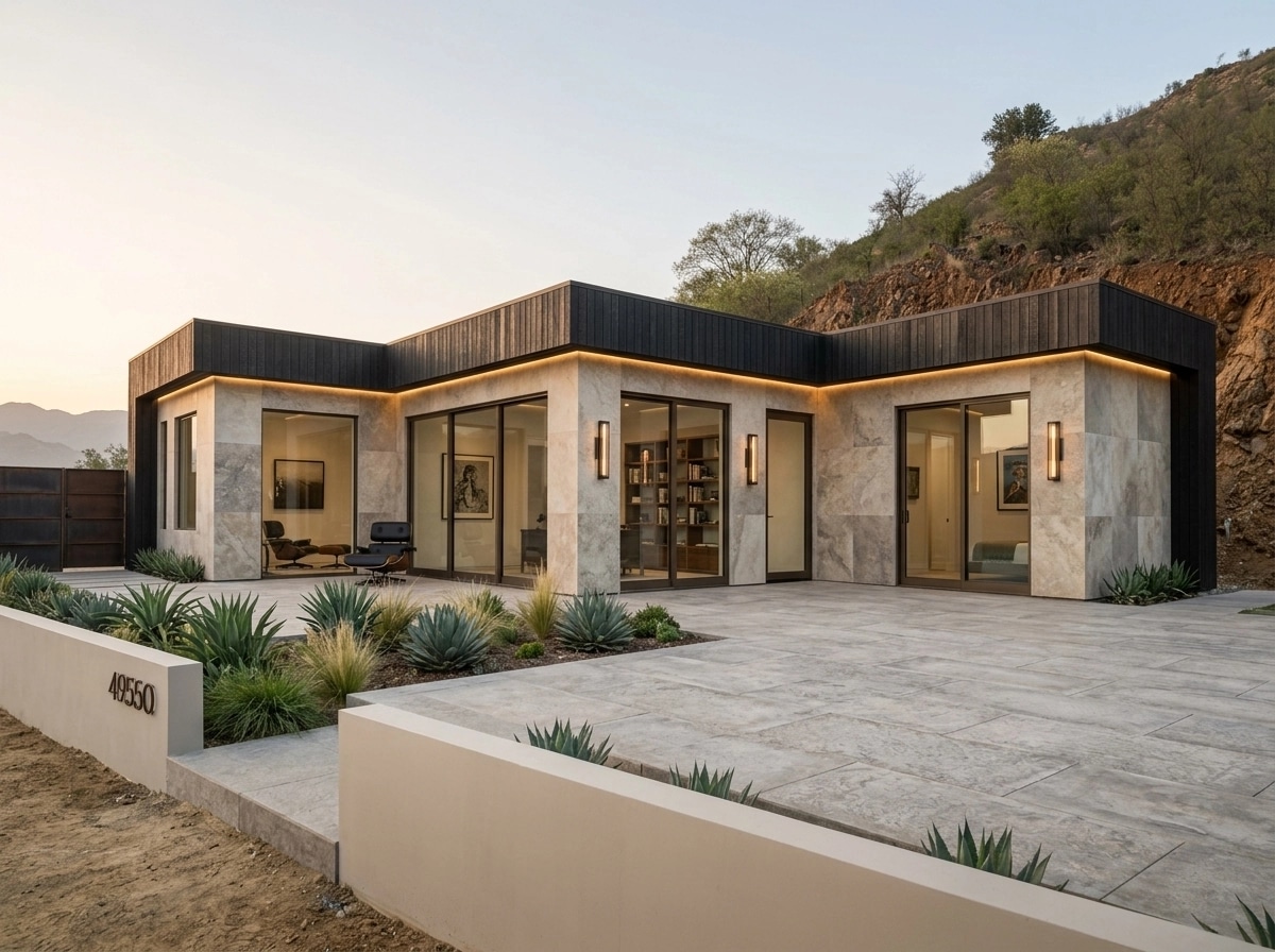 Contemporary Facade Facade design — facade photo by GenRoom AI