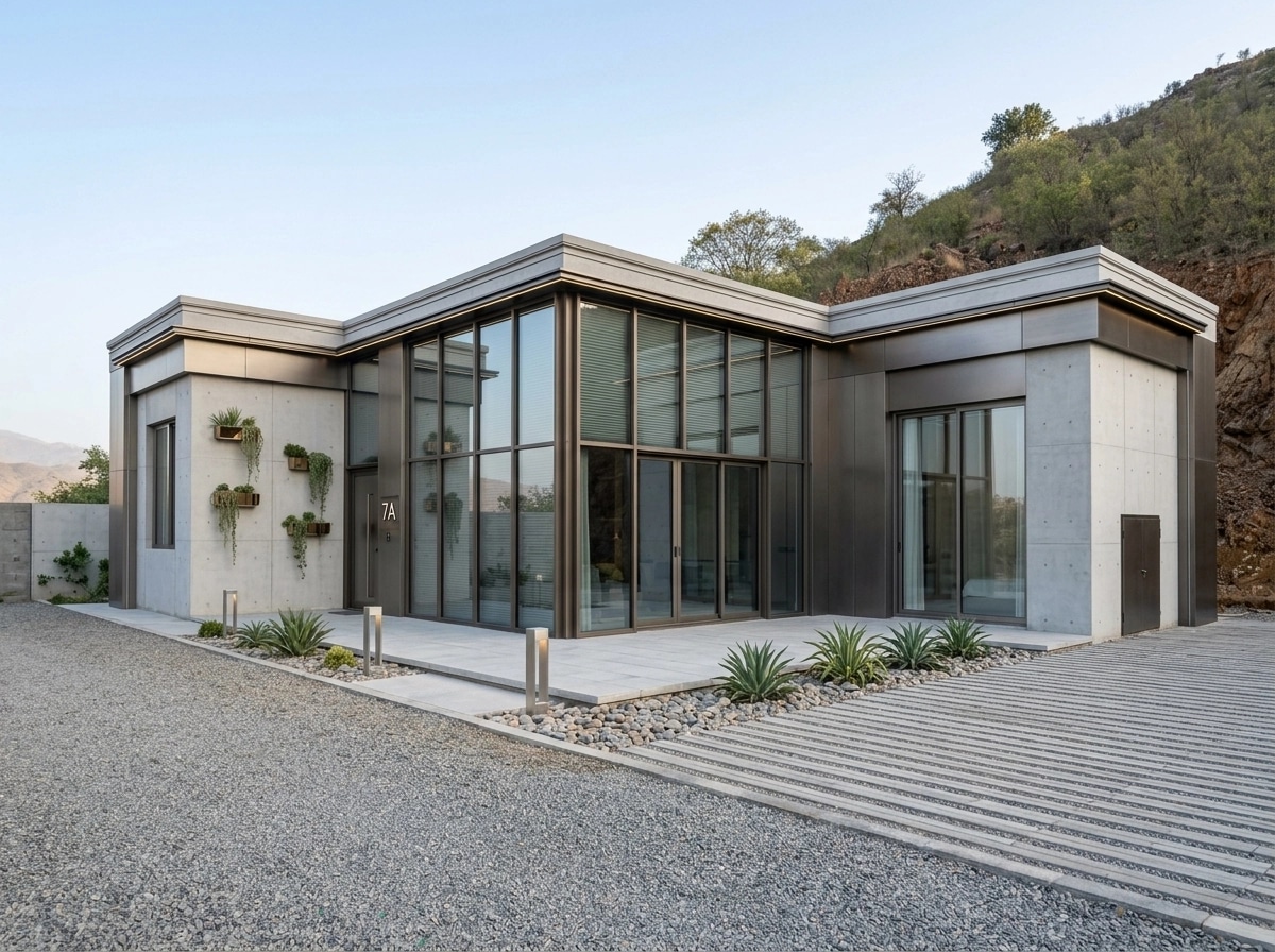 Facade design in Hi-Tech Facade style — Facade by GenRoom AI