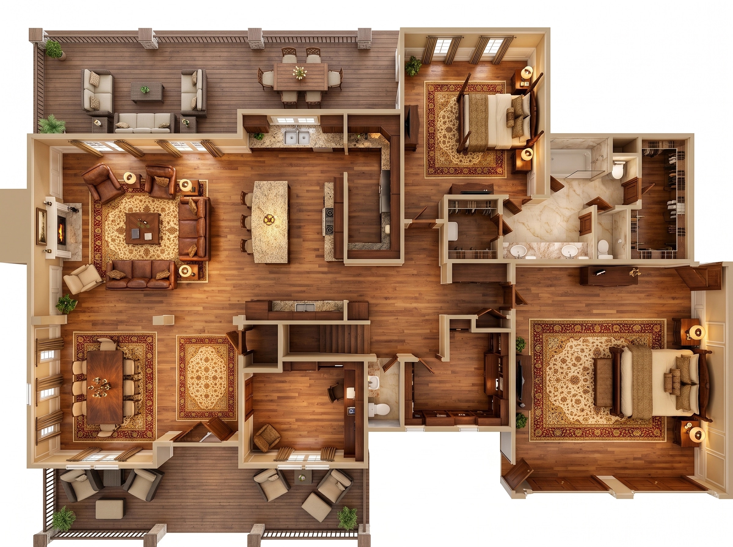 Interior design in Classic style — Living Room by GenRoom AI