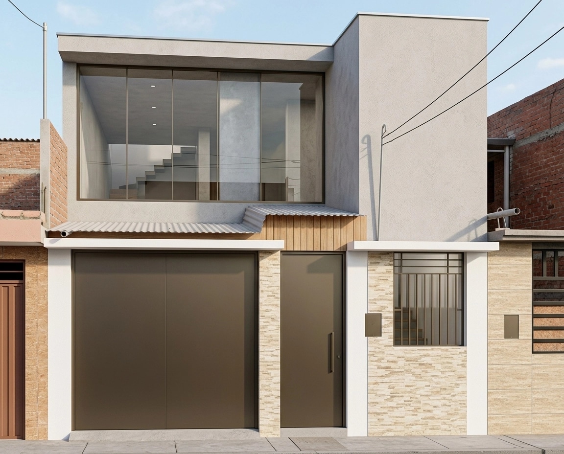 Facade design in Minimalist Facade style — Facade by GenRoom AI