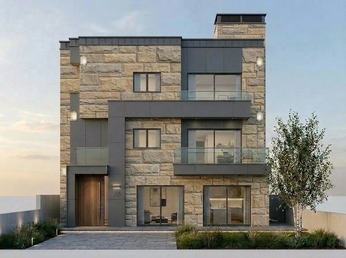 Contemporary Facade Facade design — facade photo by GenRoom AI
