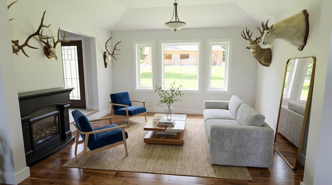 Interior design in Contemporary style — Living Room by GenRoom AI