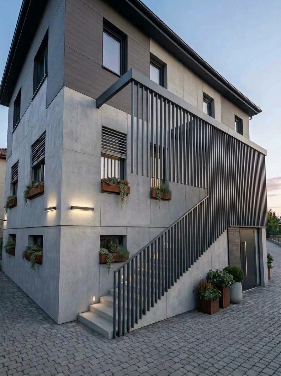 Facade design in Contemporary Facade style — Facade by GenRoom AI