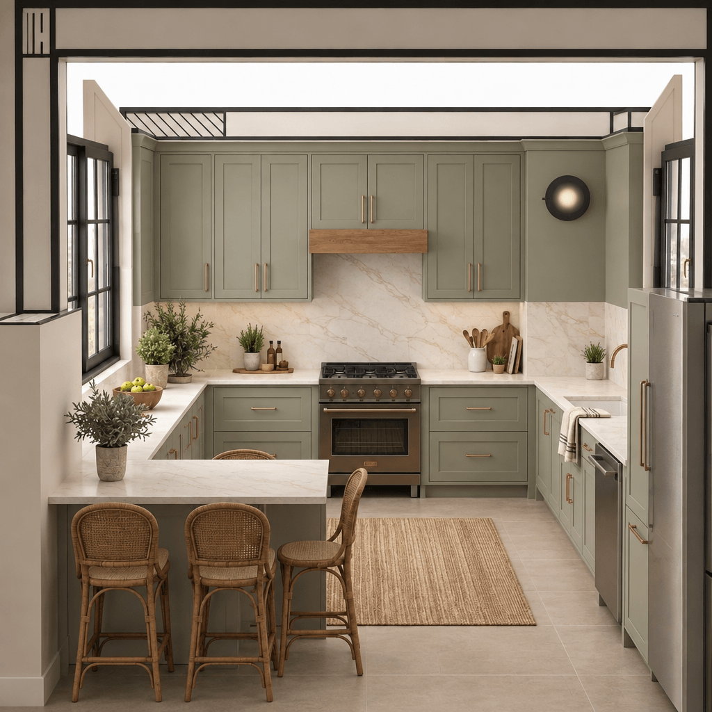 Kitchen interior in no_style style — photo by GenRoom AI