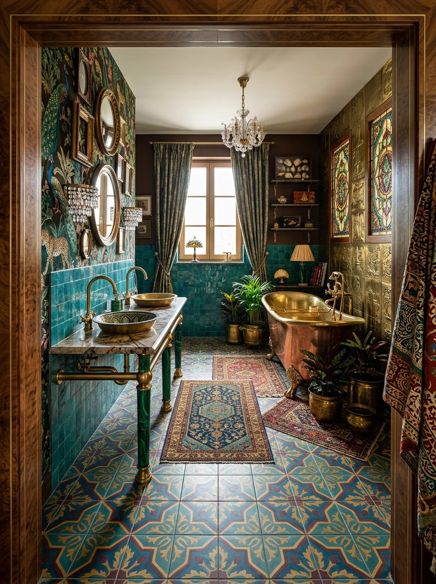 Interior design in Maximalist style — Bathroom by GenRoom AI