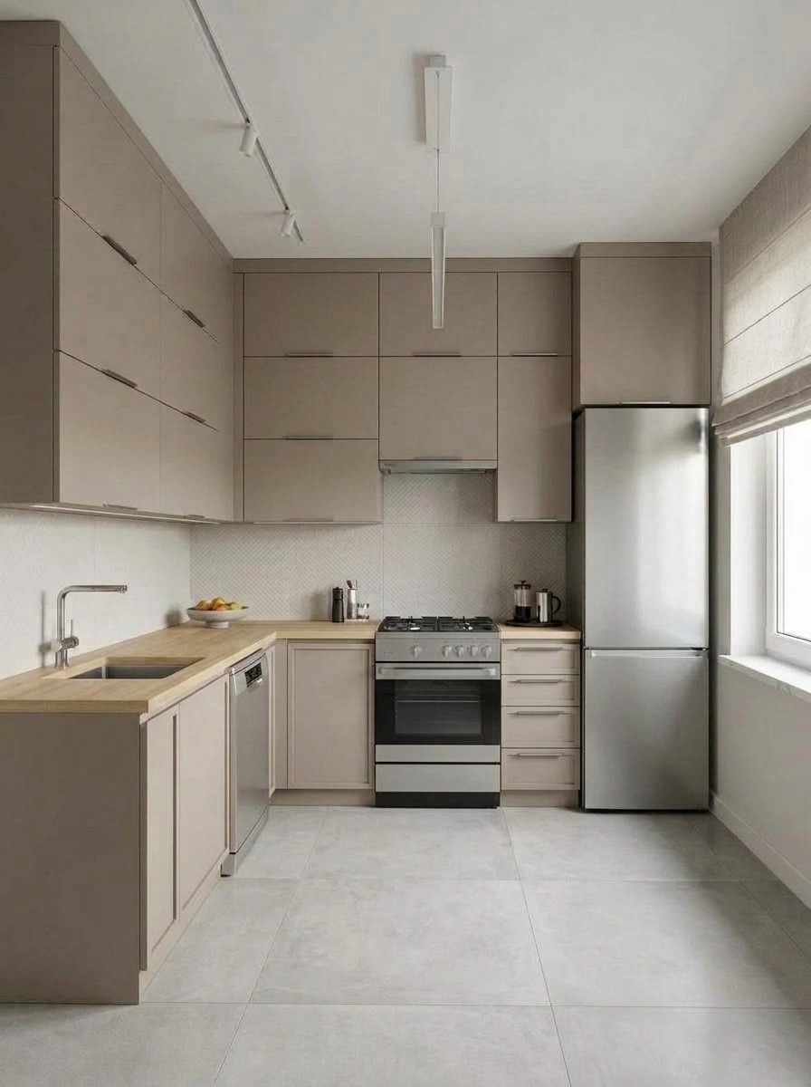 Interior design in Contemporary style — Kitchen by GenRoom AI