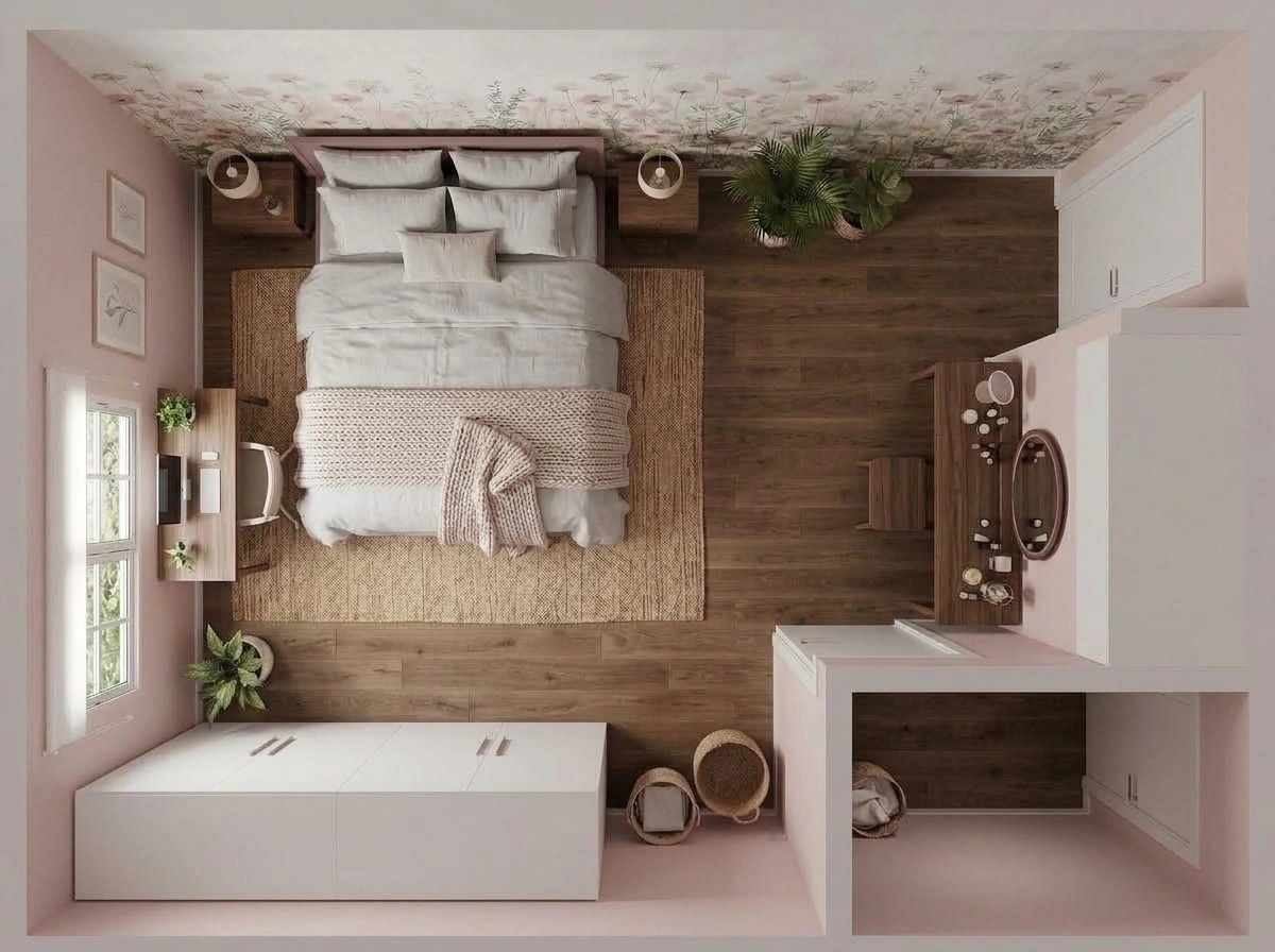 Interior design in Scandinavian style — Living Room by GenRoom AI