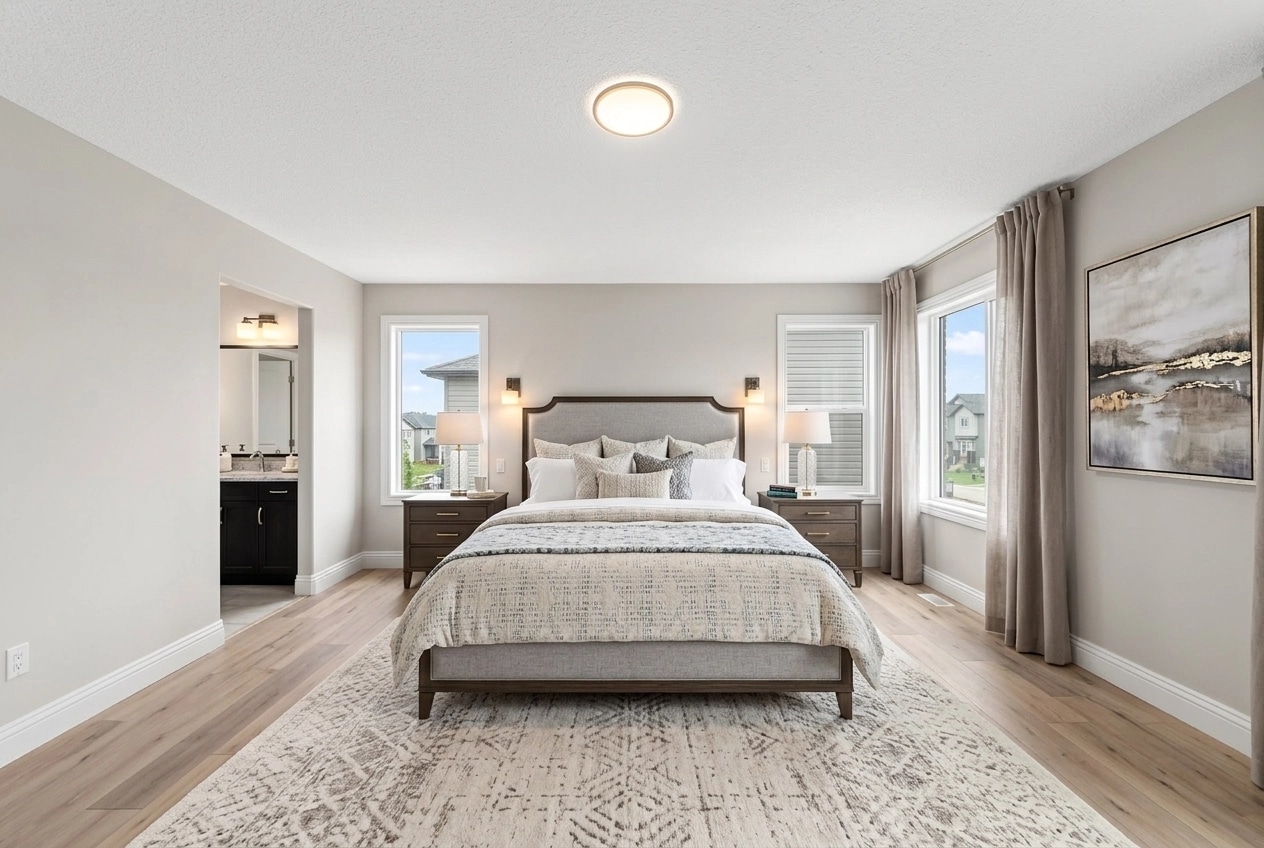 Interior design in Transitional style — Bedroom by GenRoom AI