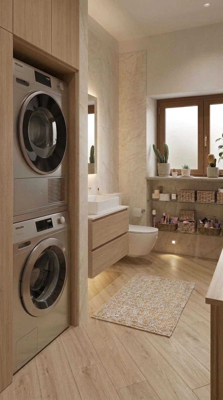 Interior design in Scandinavian style — Bathroom by GenRoom AI