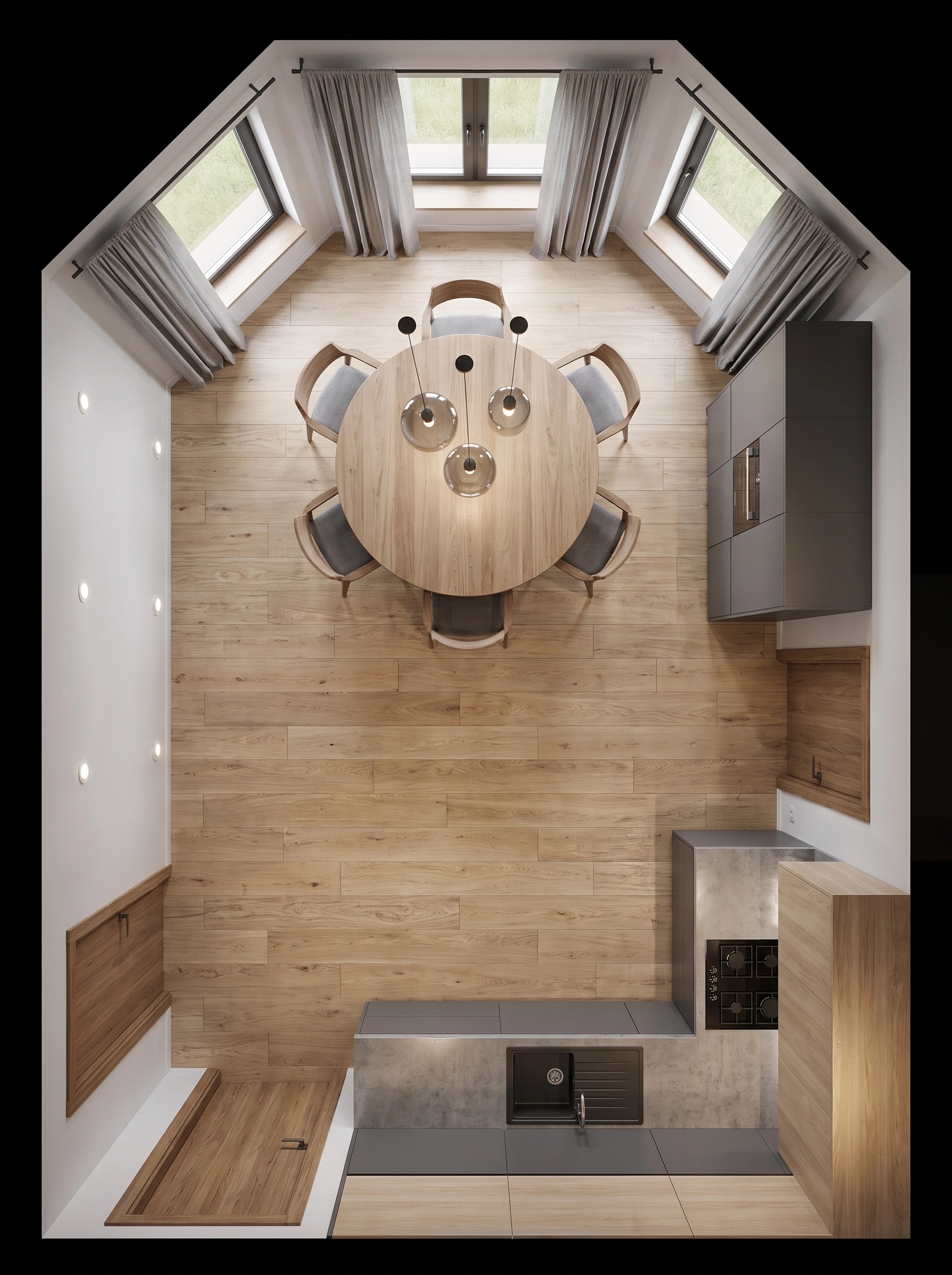 Interior design in Contemporary style — Living Room by GenRoom AI