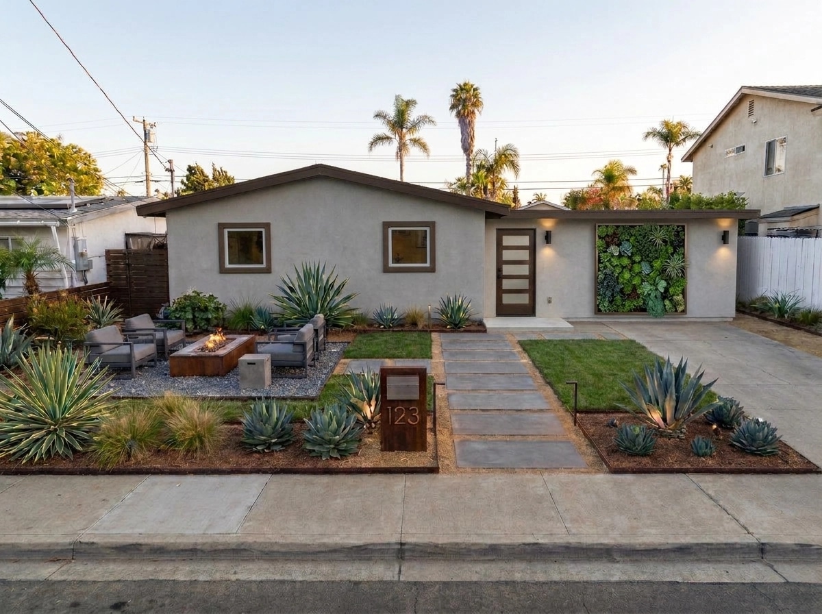 Contemporary Yard Yard design — yard photo by GenRoom AI